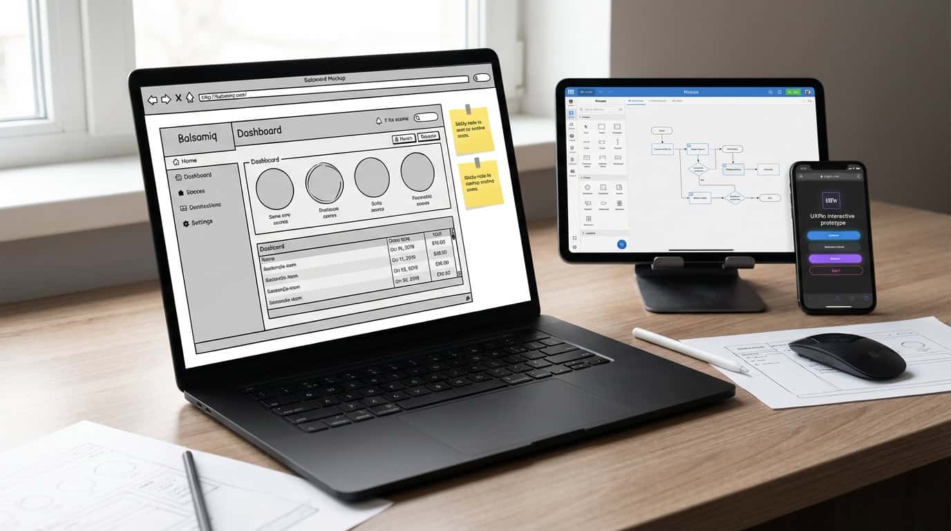 Top SaaS Wireframing Tools 2025: Figma, UXPin, Balsamiq Compared Balsamiq Moqups UXPin Core Features