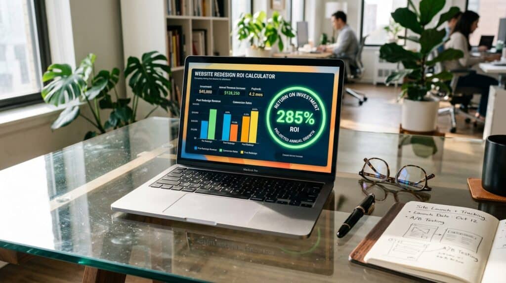 how to use a website redesign roi calculator to ju 1777468611416