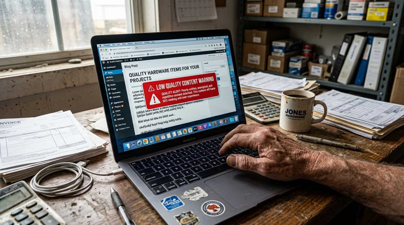 The Risks Of Publishing Low Effort AI Generated Content